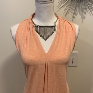 Max Studio Peachy Pink Halter Top